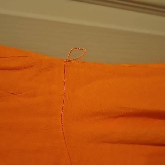 Ann Taylor beautiful orange 🍊 sleeveless dress - Picture 4 of 6